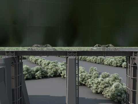 Build a bridge 3D Model