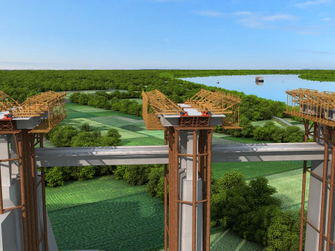 Zbuduj most Model 3D