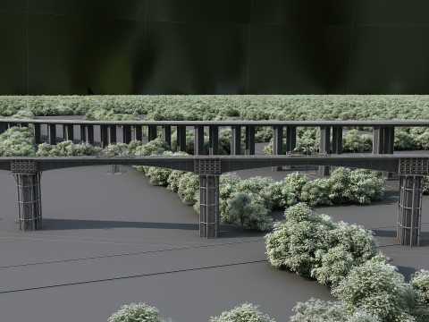 Build a bridge Modello 3D