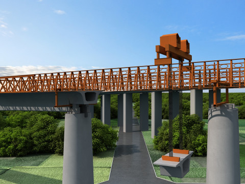 Build a bridge 3D Model