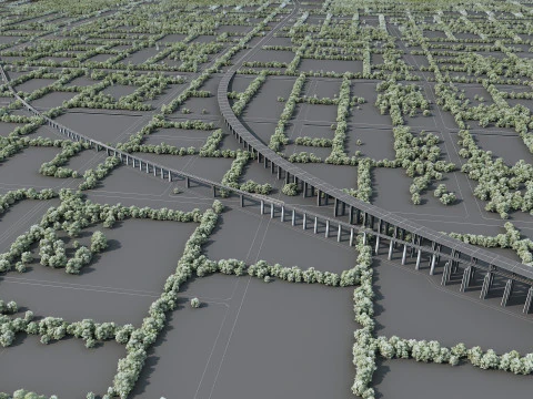 Build a bridge 3D Model