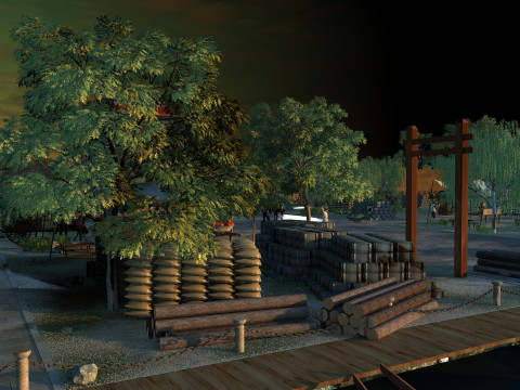 Ancient city 3D Model