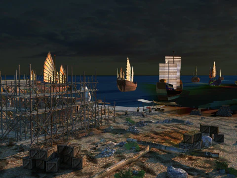 Стародавнє місто 3D Модель