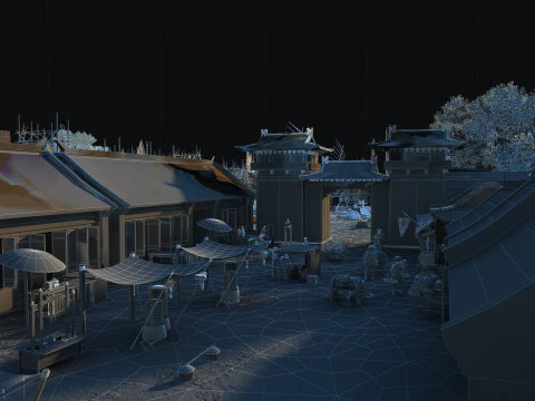 Стародавнє місто 3D Модель