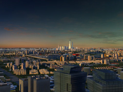 Shanghai 3D Model