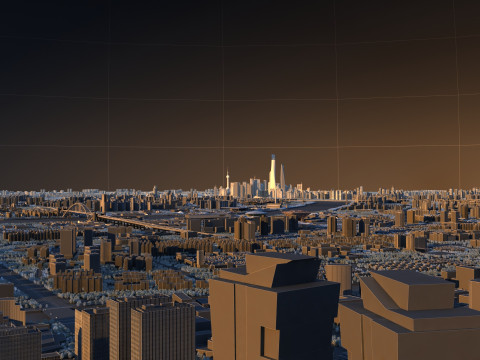 Shanghai 3D Модель
