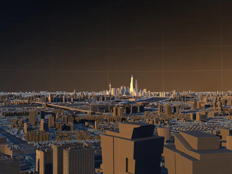 Shanghai 3D Model