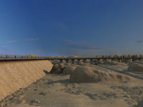 Railway 3D Model