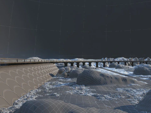 Railway 3D Model