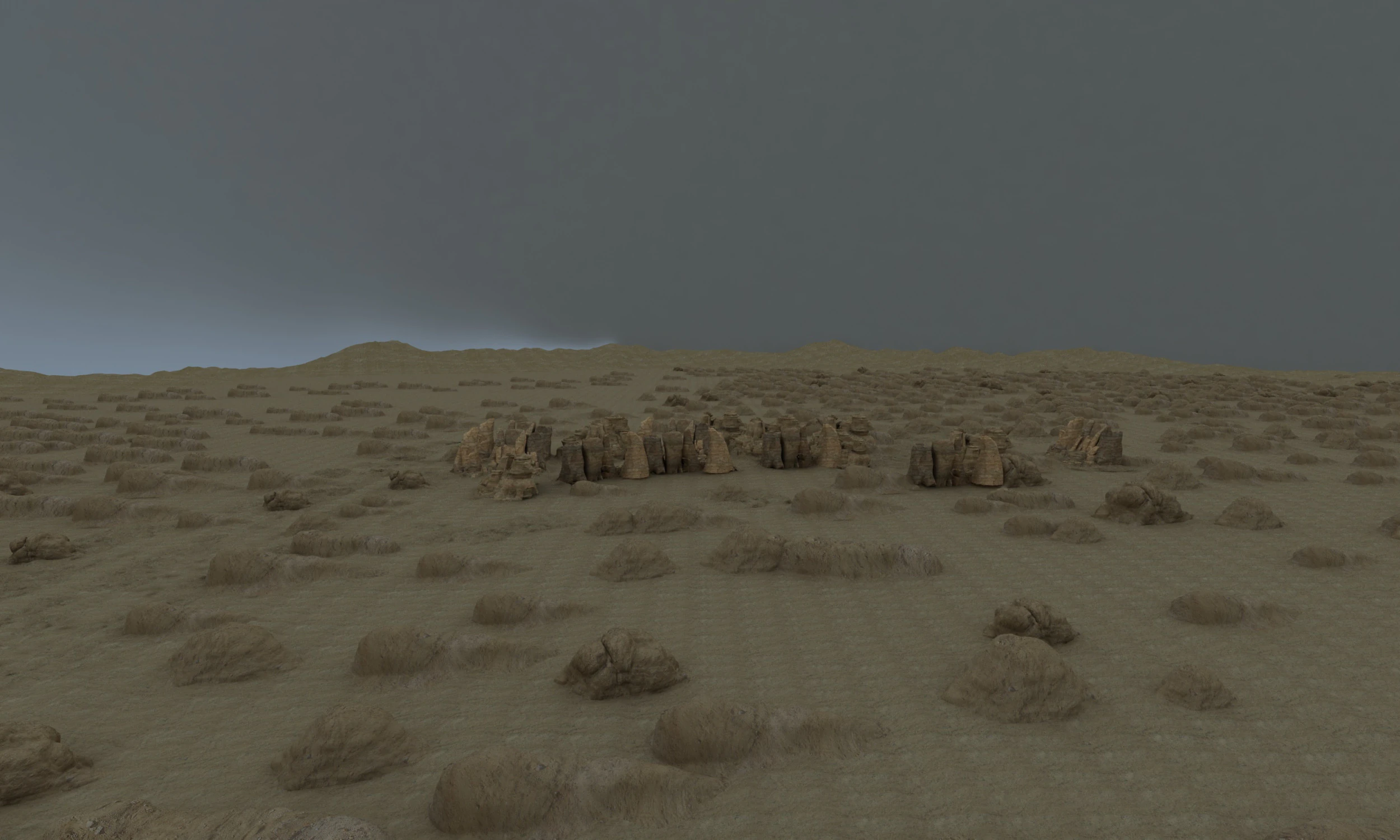 Desert 3D Model .c4d .max .obj .3ds .fbx .stl .blend 
