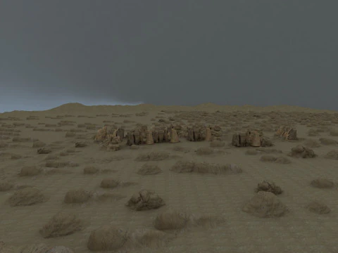Desert 3D Model