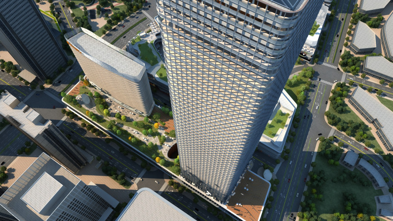City Building 3D Model .c4d .max .obj .3ds .fbx .stl .blend