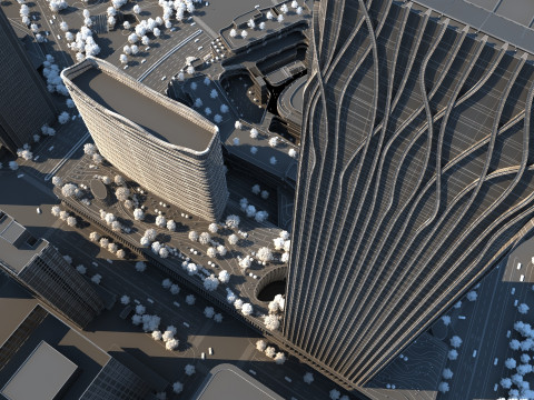 City Building 3D Model