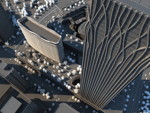 City Building 3D Model