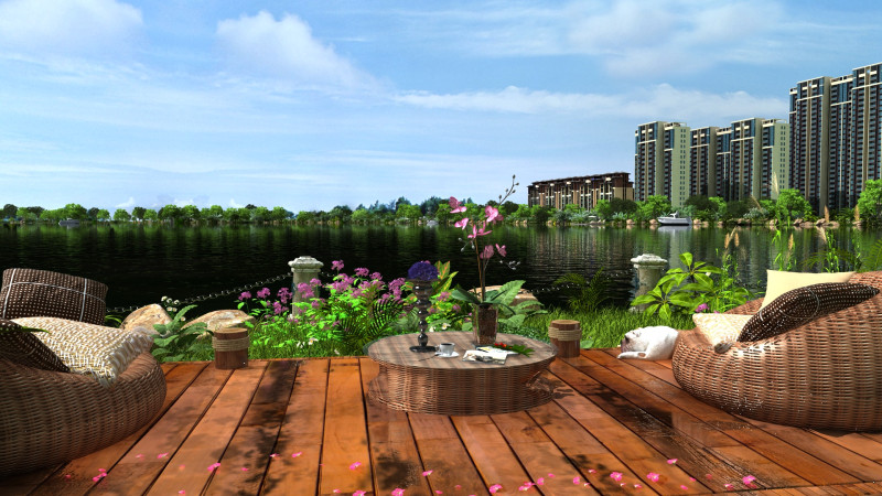 City scenery 3D Model .c4d .max .obj .3ds .fbx .stl .blend 