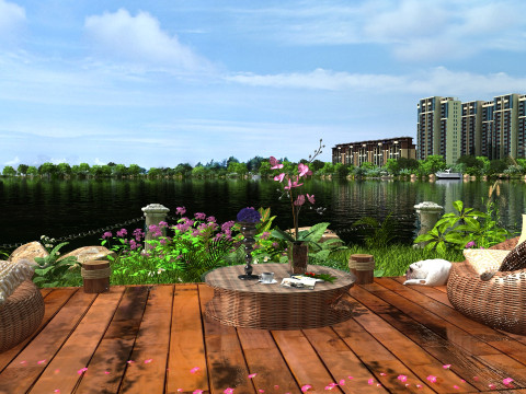 City scenery 3D Model