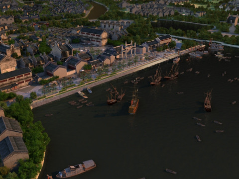Ancient town 3D 모델
