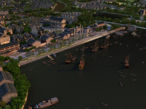 Antike Stadt 3D Modell