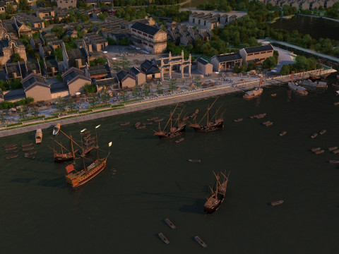 Ancient town 3D Model