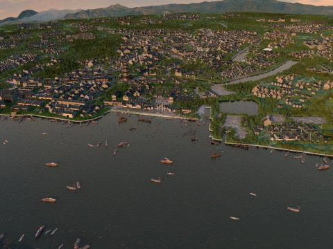 Ancient town 3D Model