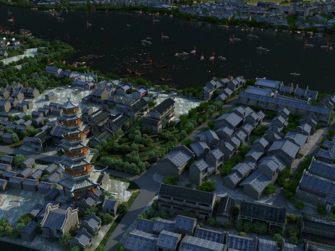 Стародавнє місто 3D Модель