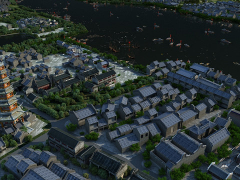 Ancient town 3D Модель