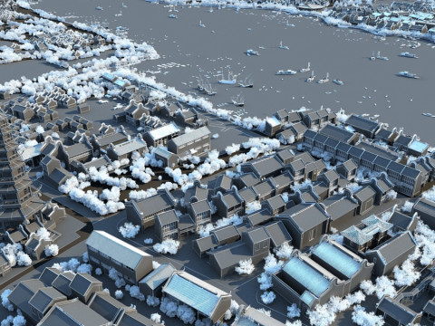 Ancient town 3D Модель