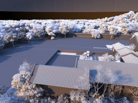 Ancient town 3D Model