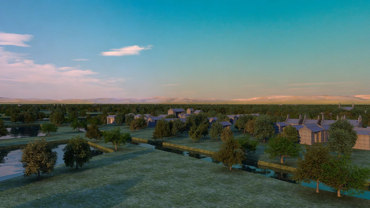 Ancient town 3D Model .c4d .max .obj .3ds .fbx .stl .blend 