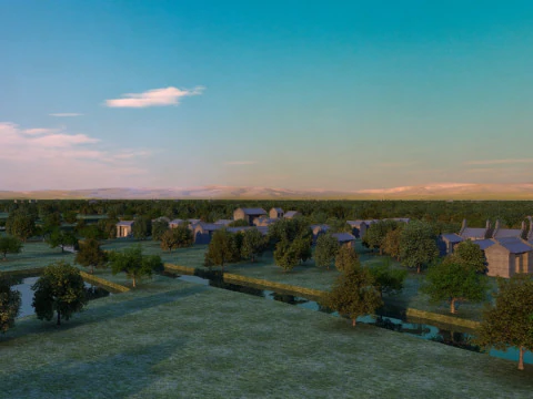 Citt&agrave; antica Modello 3D