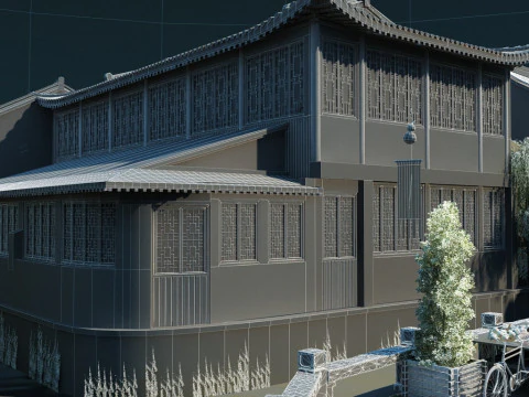Ancient town 3D Model