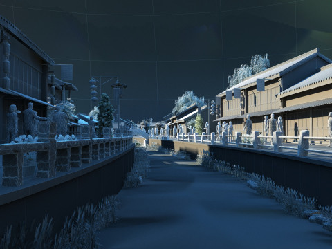 Ancient town 3Dモデル