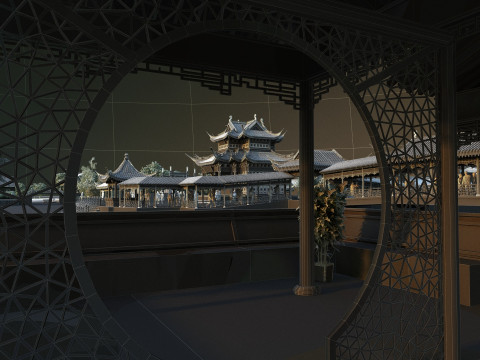 Ancient town Modèle 3D