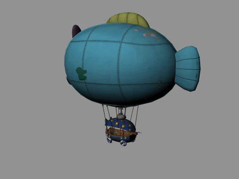 Airship 3D Model