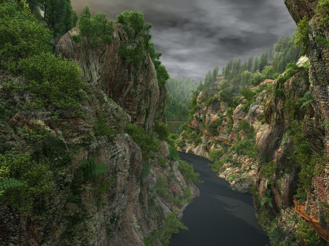 Plank road 3D Модель