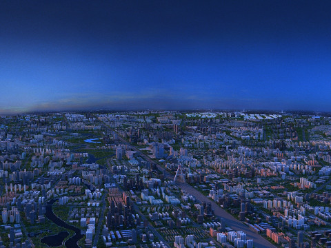 Urban architecture Modèle 3D