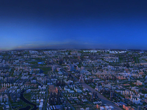 Urban architecture 3D Model