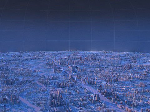 Urban architecture Model 3D