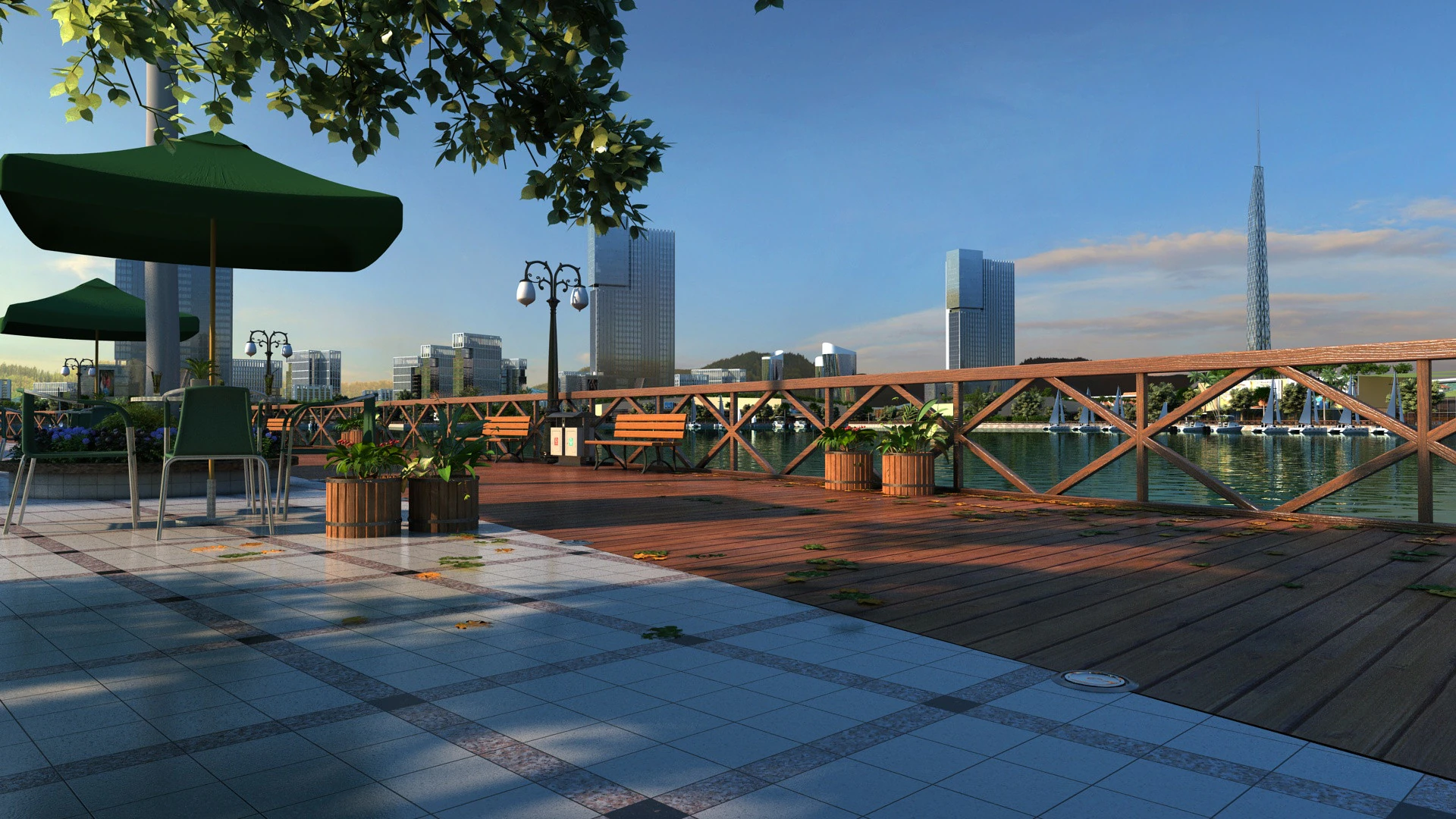 Urban architecture 3D Model .c4d .max .obj .3ds .fbx .stl .blend 