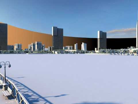 Urban architecture 3D Model