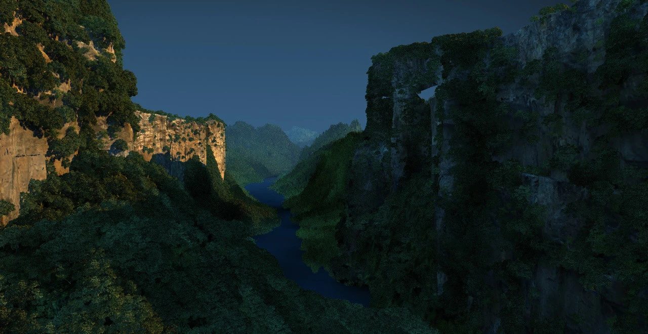 Gully 3D Model .c4d .max .obj .3ds .fbx .stl .blend