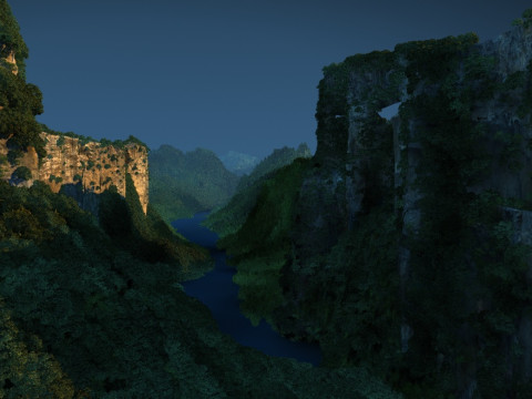 Gully 3D Model