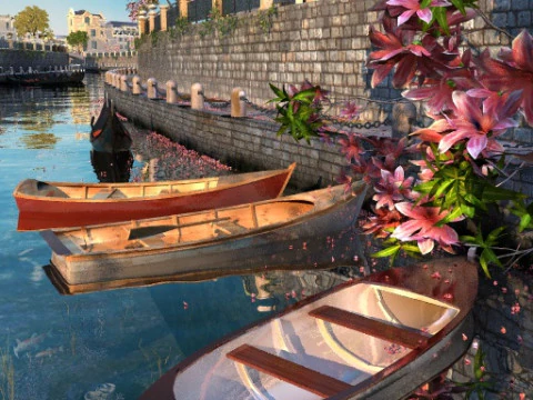 Riverside 3D Model