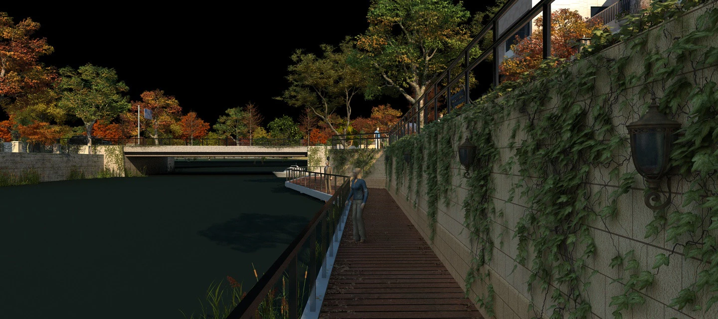 Riverside 3D Model .c4d .max .obj .3ds .fbx .stl .blend