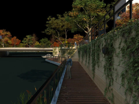 Riverside 3D Model