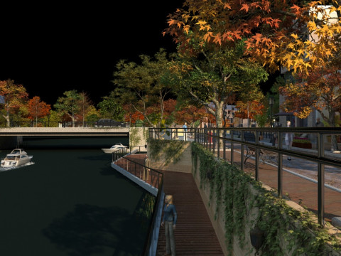 Riverside Modello 3D