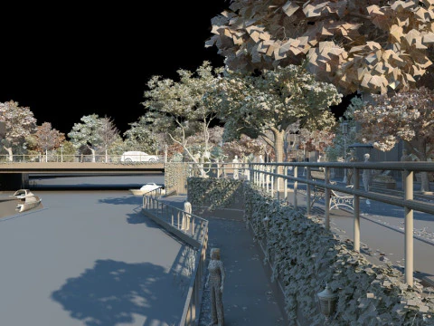 Riverside 3D Model