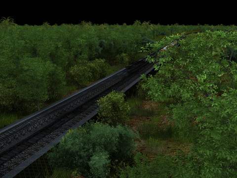 Train 3Dモデル