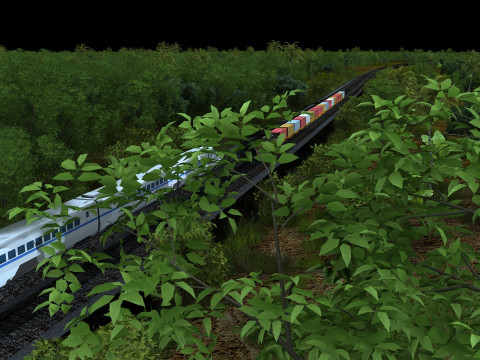Train 3Dモデル