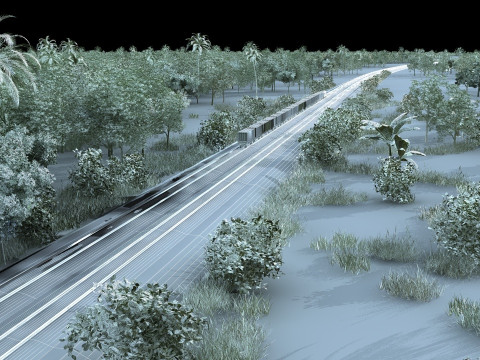 Train 3Dモデル